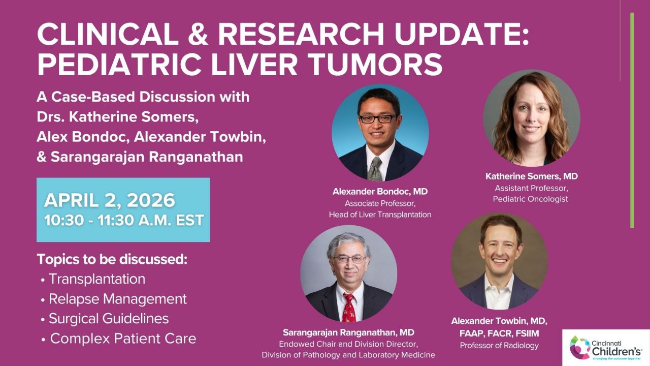 Pediatric Liver Tumors V3